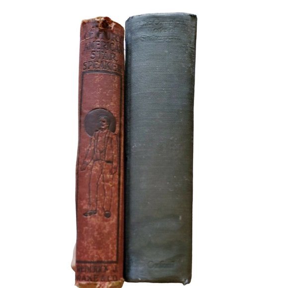 Lot of 2 Antique/Vintage Books - Shakespeare, New Century American Star Speaker - Picture 4 of 12